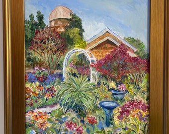 Lavender Fields Garden Plein air painting 2023