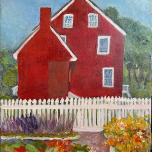Framed original Acrylic Painting Historical Rackcliff Plantation House 11 x14 by n taylor collins