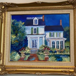 Belmont Hall Framed Painting by ntaylorcollins -Delaware Artist