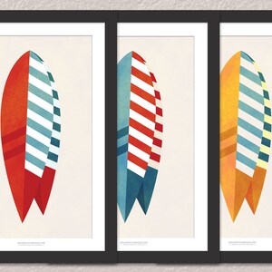 Mod Feathers - Printable 11x17 Posters
