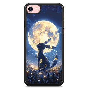 Iphone and Samsung noctali umbreon moon case
