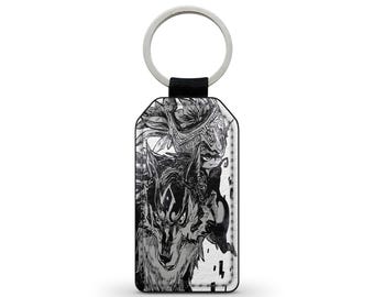 Faux Leather Zelda Twilight Princess Midna Midna Keychain