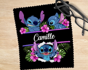 Personalized Eyeglass Cleaning Cloth - Lilo & Stitch Tropical Disney - Eyeglass Cleaning Cloth