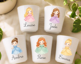 Gobelet Verre Incassable pour enfant Maternelle Primaire Rentrée des Classes - Princesses