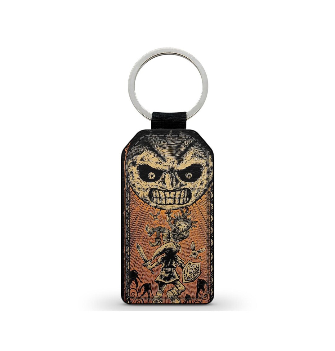 Keyring Keys Keychain Faux Leather Leather the Legend of Zelda