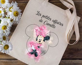 Torba z nadrukiem imienia - Minnie Mouse Disney - dzieci w wieku przedszkolnym
