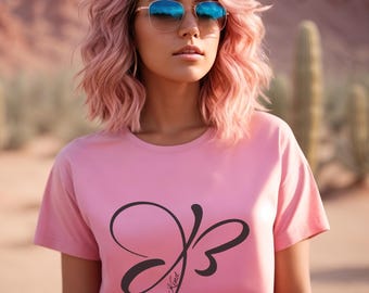 One of a Kind Butterfly T-Shirt | Unique Gift for Her, Trendy Apparel, Everyday Wear, Customized Style, Inspirational Butterfly Clothing