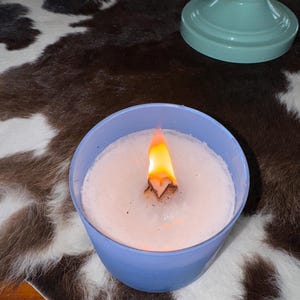 Custom Cow Brand Woodwick Candle