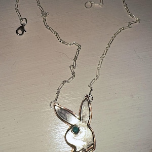 Western Playboy Bunny Necklace - Etsy