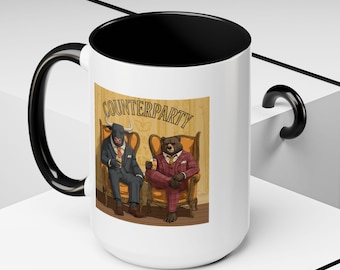 Bull and Bear Counterparty Mug: Finance Trader Gift