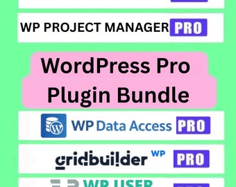 WordPress Pro Plugin Bundle – WP Table Manager, Project Manager, Data Access, Gridbuilder & User Frontend PRO |  Productivity Pack | GPL
