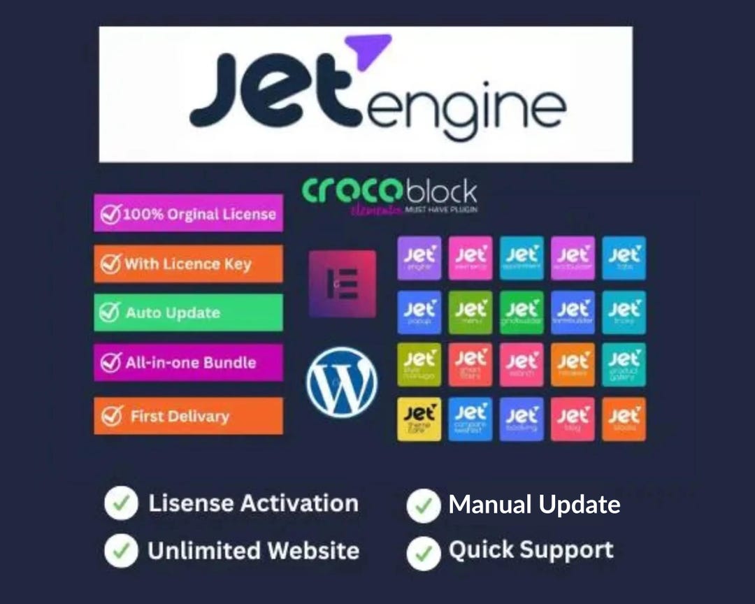Jetplugins (crocoblock) - 20 Mega Premium Plugins | Wordpress Premium ...
