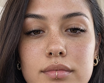 16G Titanium Hoefijzer Ring Cirkelvormige Barbell Neus Septum Lip Helix Tragus Piercing Sieraden 6 mm 8 mm 10 mm
