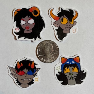 Homestuck Troll Stickers