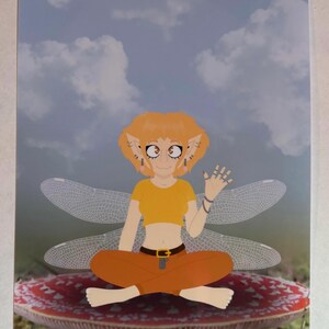 Mushroom Fairy Print