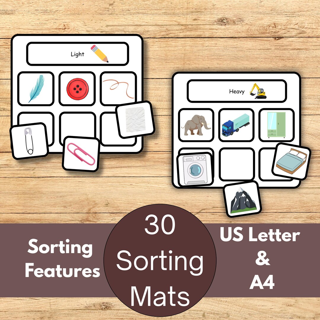 Sort by Feature Activity, Sorting Features/ Characteristics Task Cards ...