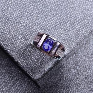 Handcrafted Blue Sapphire Ring for Men | Sterling Silver 925 | Vintage Style Men’s Jewelry