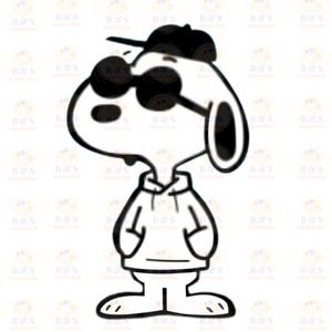 Cool Snoopy Hoodie Hat Glasses Design Svg Png Pdf Cmyk Jpg File 3375x3375
