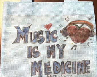 Mini Music Tote Bag