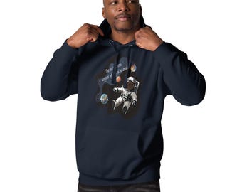 Space Hoodie | Astronaut Galaxy Sweatshirt | Unisex Cosmic Graphic Gift
