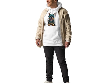 Sweat à capuche drôle de chien pour les amoureux des chiens - Sweat-shirt graphique Happy Puppy