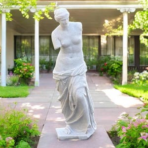Aphrodite Greek Statue Goddess Of Beauty Stone Decor Garden Female Sculpture Outdoor Aphrodite Resin Figure Concrete or Plastic Fantasy Art