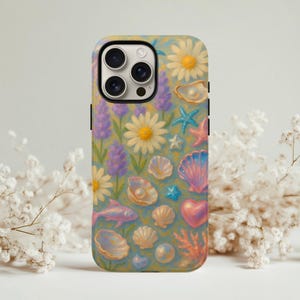 Oil painting iPhone Tough Cases - Summer aesthetic, Protective Phone Cover, Aesthetic iPhone 12, 13, 14,iPhone 15, iPhone 16, iPhone Pro Max