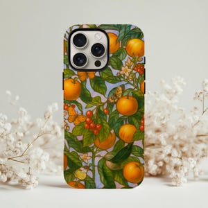 iPhone Tough Cases - summer fruits case Protective Phone Cover, Trendy Aesthetic iPhone 12, 13, iPhone 14,iPhone 15,iPhone 16,iPhone Pro Max