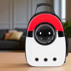 Colorful Cartoon Cat Carrier Backpack | Bubble Pet Travel Bag for Cats & Small Dogs – Ventilated Hard Shell Cat Space Bag