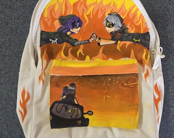 Murder Drones Painted Mini Backpack - N x Uzi