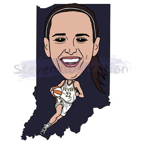 Caitlin Clark Indiana Fever PNG graphic