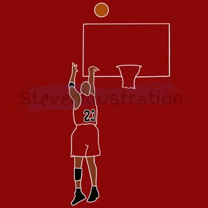 MJ Bulls “The Last Shot” PNG Graphic