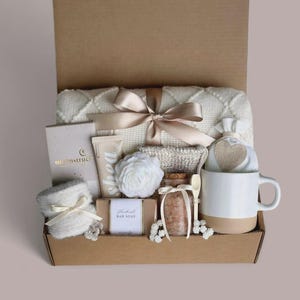 Sympathy Gift Box, Care Package For Her, Care Package, Sending Love and Hugs, Thinking of you Gift Box, Hygge Gift Box With Blanket