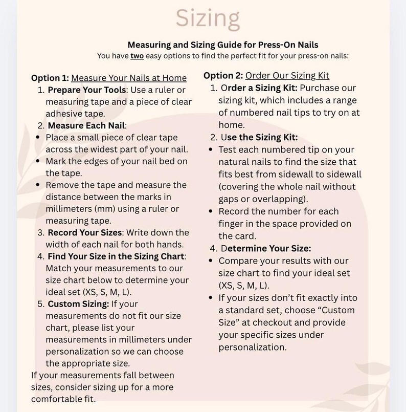 Sizing Options Cherry Velvet French Press-on Nails - Etsy