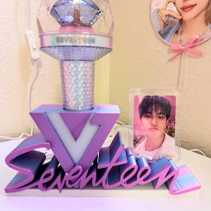 3D File- KPOP Lightstick Stand/Holder for SVT SEVENTEEN (V3) lightstick