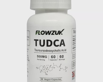 TUDCA 500mg – 60 Vegan Capsules | Tauroursodeoxycholic Acid | Clean Ingredient | UK Made Supplement | Minimal Formula