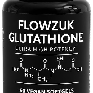Glutathione + Collagen Glow Capsules | Softgels | Skin Wellness Supplement | UK Made | Flowzuk | 60 Softgels