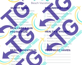 Good Time George's Beach Urlaubsverpackung Checkliste