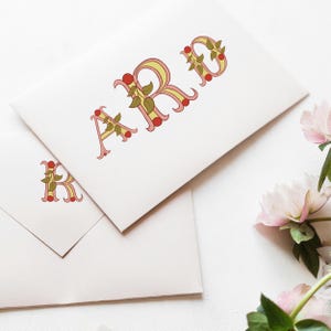 Tomate, Botanisches Alphabet, Clipart Bundle, süßes Frucht Buchstabenmonogramm, Einladungen, Hochzeit, Babypartyschrift. Kommerzielle Lizenzschrift