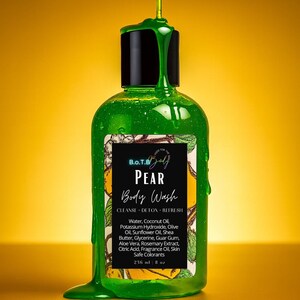 Handgemachtes Shampoo mit Birne: Vegane, natürliche Hautpflege für empfindliche Haut