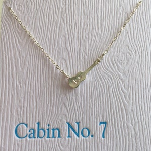 Ukulele Necklace in Sterling Silver – Guitar Jewelry for Music Lovers – Handmade in Hawaii