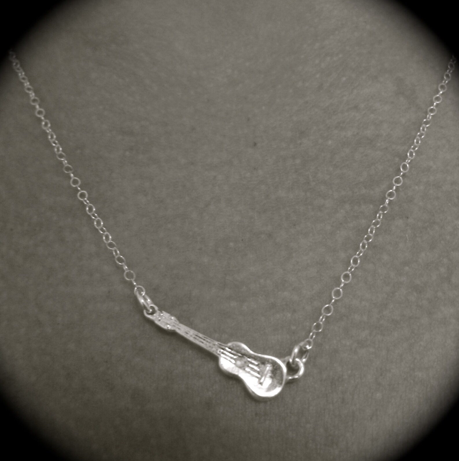 Ukulele or Guitar Necklace Etsy