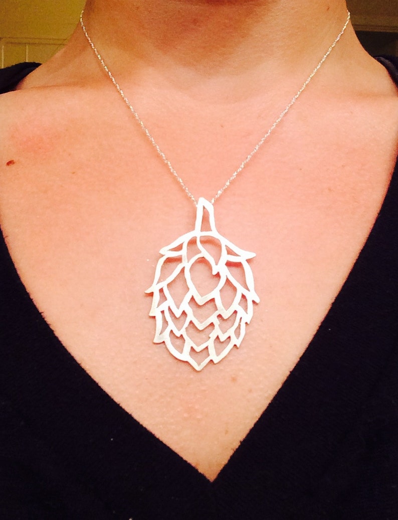 Beer Hops Necklace Etsy