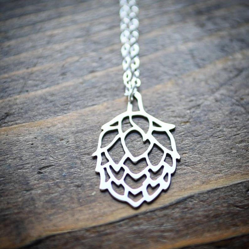 Beer Hops Necklace Etsy