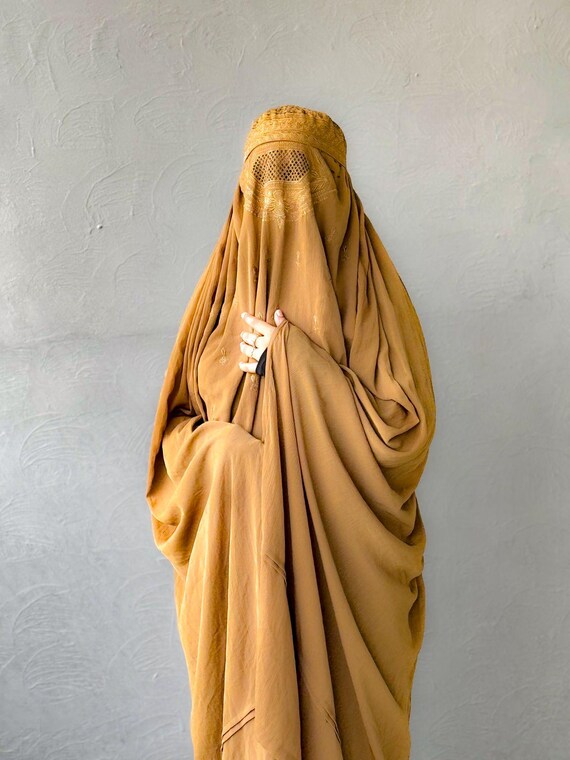 Original White Afghan Burqa: Traditional Women's Islamic Clothing