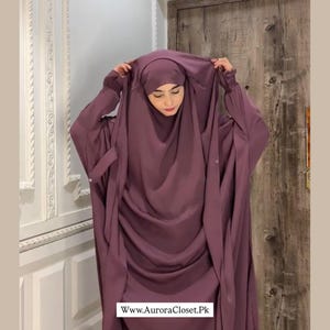 Couleur prune blanc Jilbab saoudien abay pour femmes abaya burqa Jilbab abaya femme hijab mode abaya dubaï abaya afghane burqa