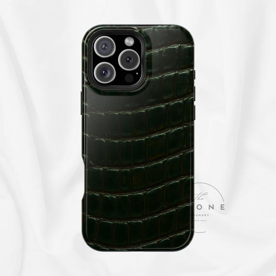 Alligator Print Magnetic Phone Case, Animal Print, Protective Faux Skin Style Cover Compatible with iPhone 17, 16, 15, 14, 13 Alligator Print Magnetic Phone Case, Animal Print, Protective Faux Skin Style Cover Compatible with iPhone 17, 16, 15, 14, 13