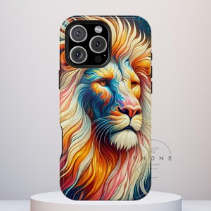 Leo Zodiac Tough Phone Case, Astrology Gift for Her, Celestial Star Sign Cover, Compatible with iPhone, Galaxy, Google