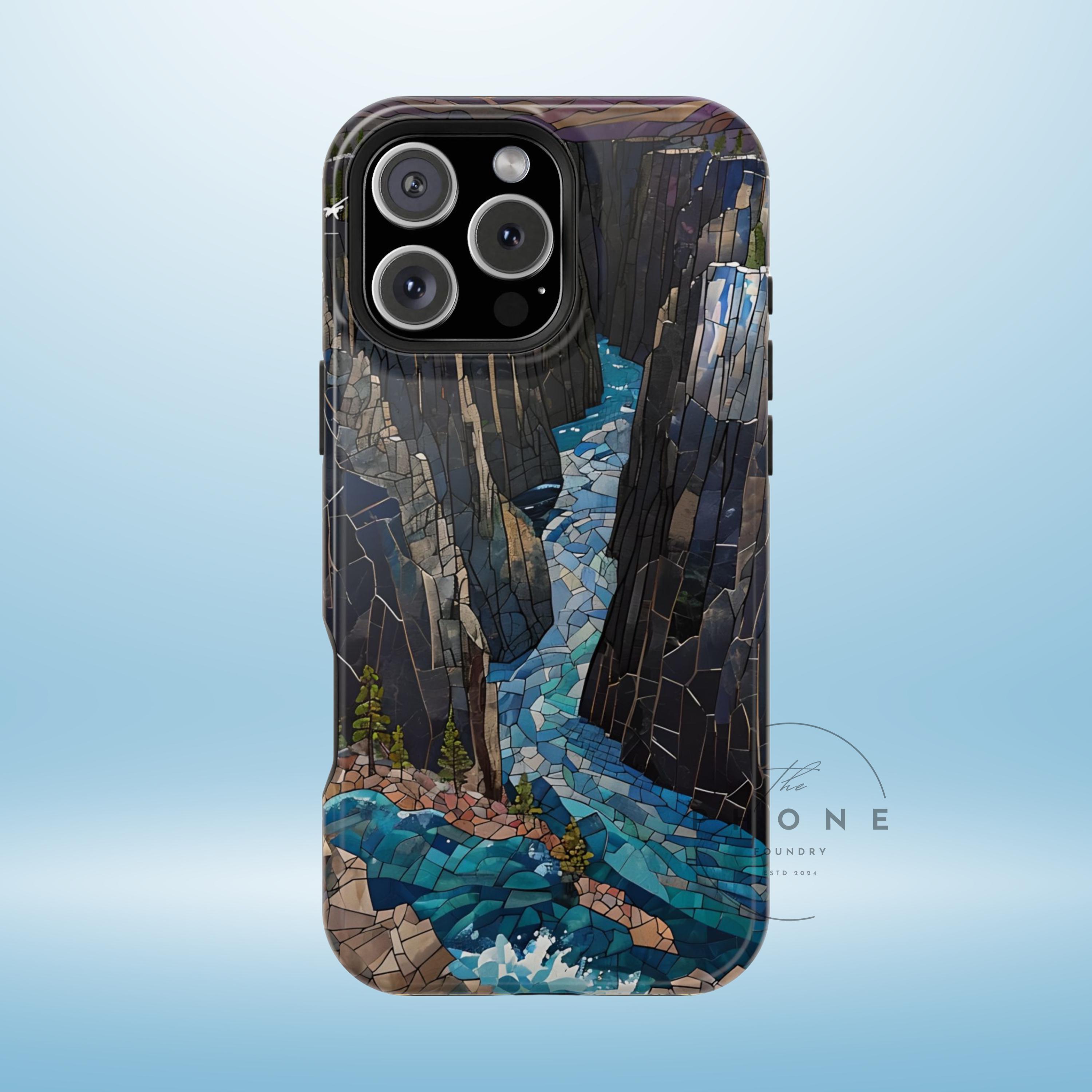 Black Canyon Magnetic Phone Case, Colorado National Park Cliff