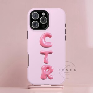 LDS CTR Tough Phone Case, Choose The Right Christian Gift, Faith Based Acronym Cover Compatible with iPhone, Galaxy, Google